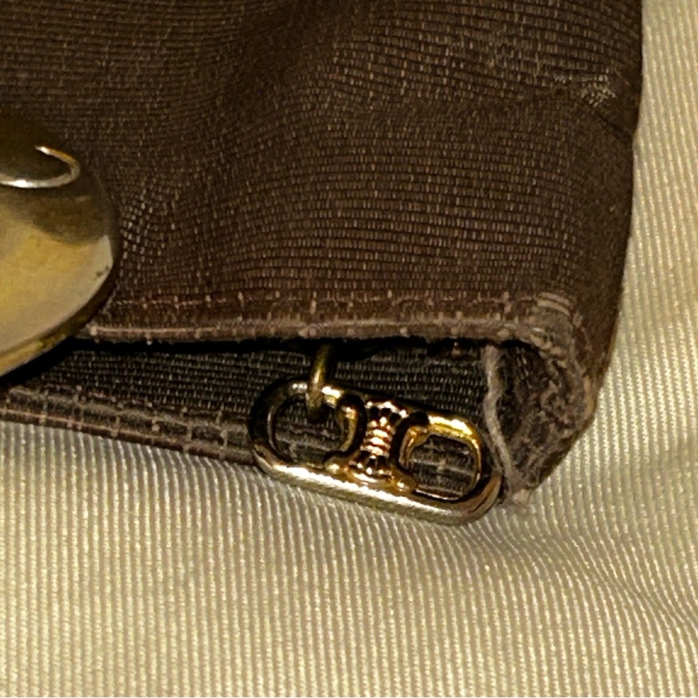 Celine Vintage Gold Accent Brown Mini Bag. - Picture 3 of 7